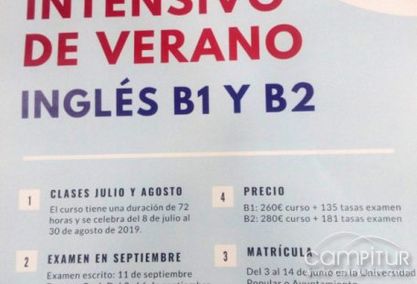 Curso de Inglés intensivo este verano en Berlanga 