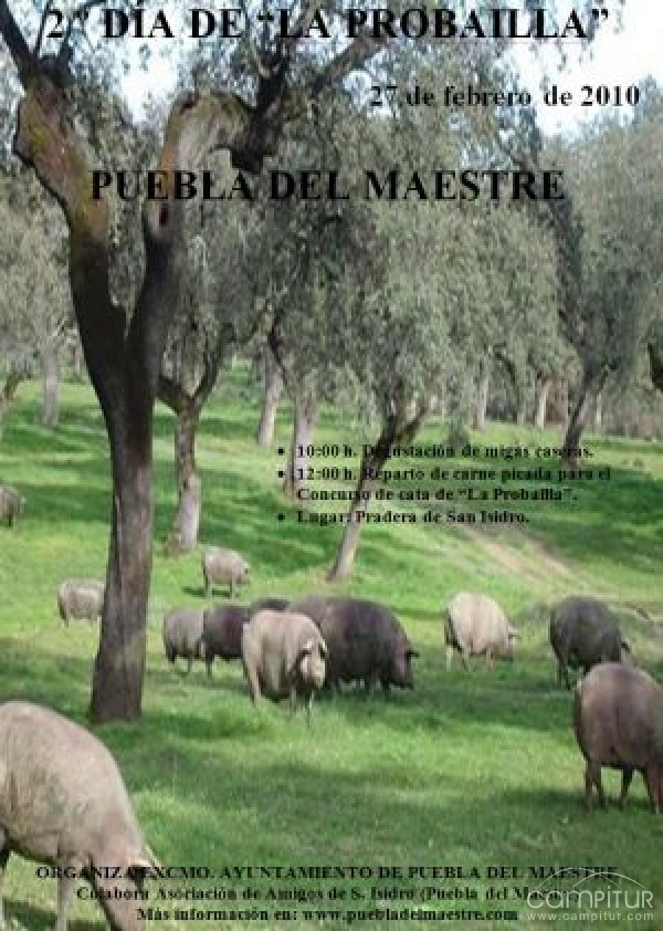 Puebla del Maestre celebra la 2ª Edición del Día de la Probadilla 