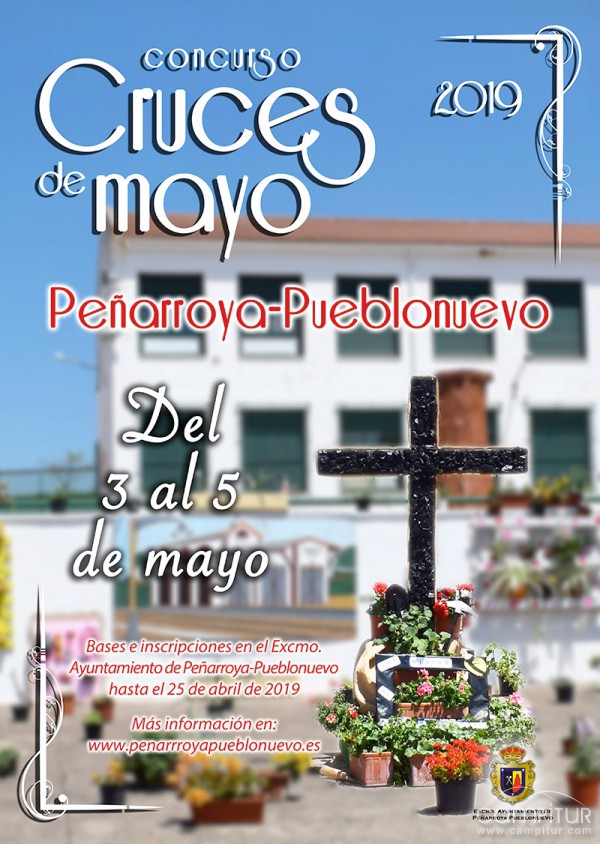 Concurso de Cruces de mayo 2019 en Peñarroya-Pueblonuevo 