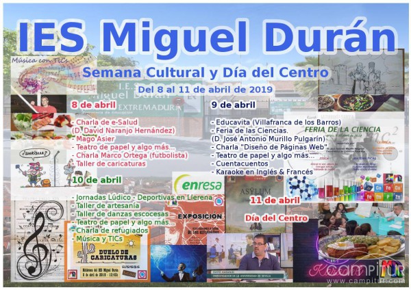 El IES Miguel Durán de Azuaga celebra su Semana Cultural y Día del Centro 
