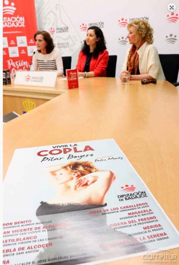 “Vivir la Copla” llega a la residencia de Azuaga 