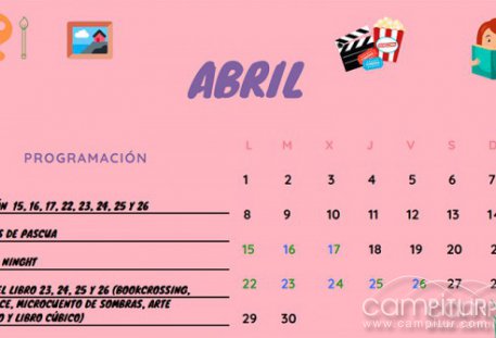 Actividades culturales para el mes de abril en Campillo de Llerena 