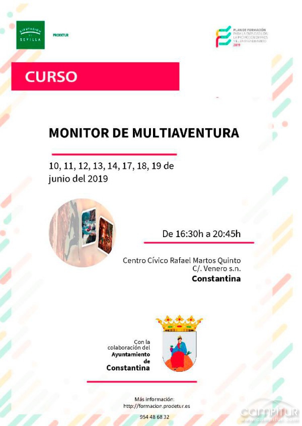 Curso Monitor Multiaventura en Constantina 