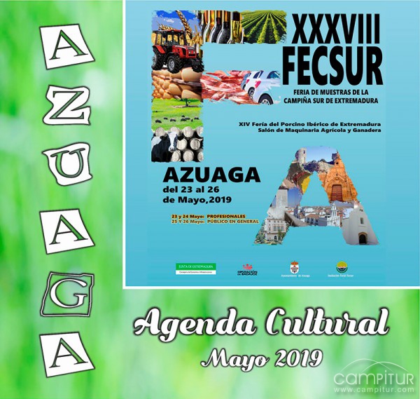 Agenda Cultural mes de mayo en Azuaga 