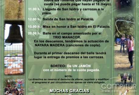 Programa San Isidro en Valverde de Llerena 