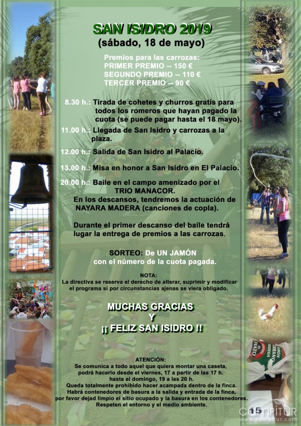 Programa San Isidro en Valverde de Llerena 