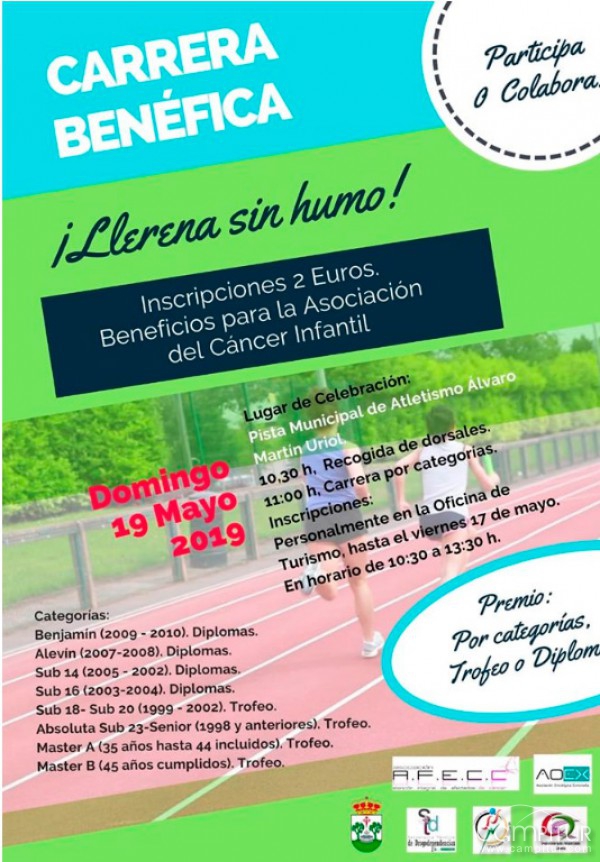 Carrera Benéfica “Llerena sin humos” 