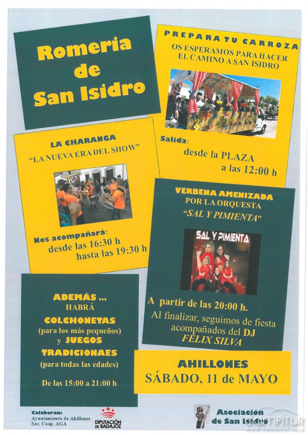 Programa San Isidro 2019 en Ahillones 