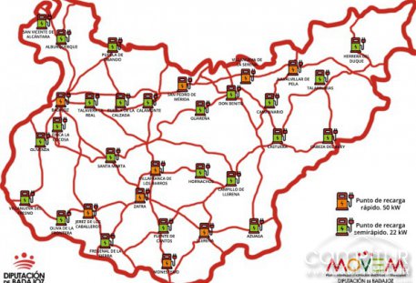 Tres localidades de la Campiña Sur contaran con puntos de recarga de vehículos eléctricos 