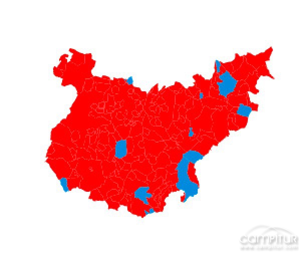 Resultados elecciones municipales 2019 en la Campiña Sur