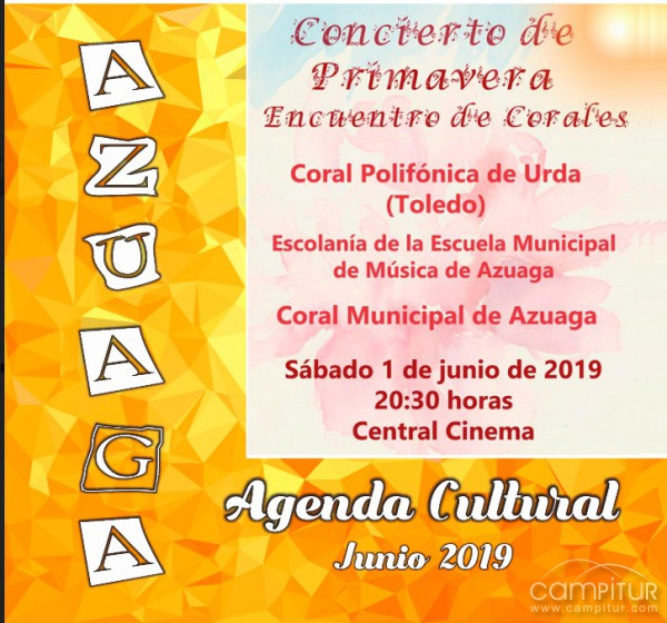 Agenda Cultura mes de junio de Azuaga 