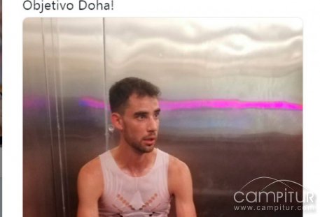 Álvaro Marín se prepara el Mundial de Atletismo de Doha con el Ejército del Aire 