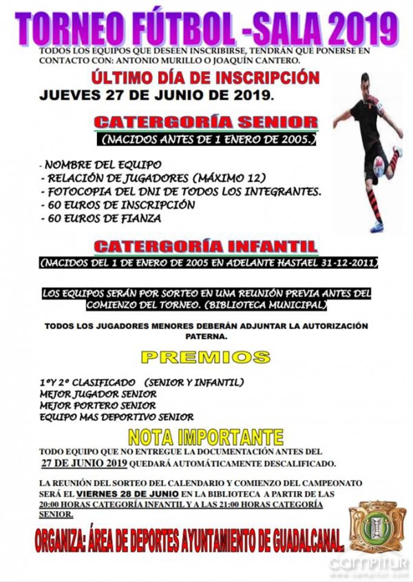 Torneo Fútbol Sala 2019 en Guadalcanal 