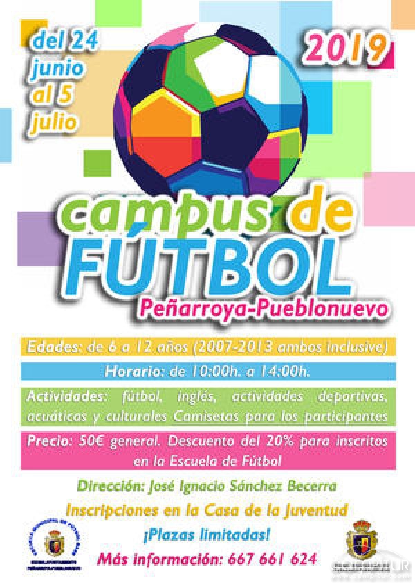 Campus de Fútbol en Peñarroya Pueblonuevo 