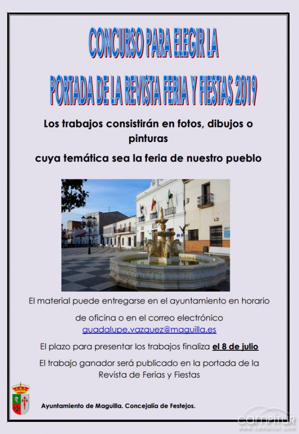 Concurso para elegir la portada de la Revista de Feria de Maguilla 
