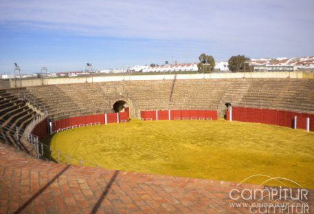 Obras en la Plaza de Toro de Azuaga