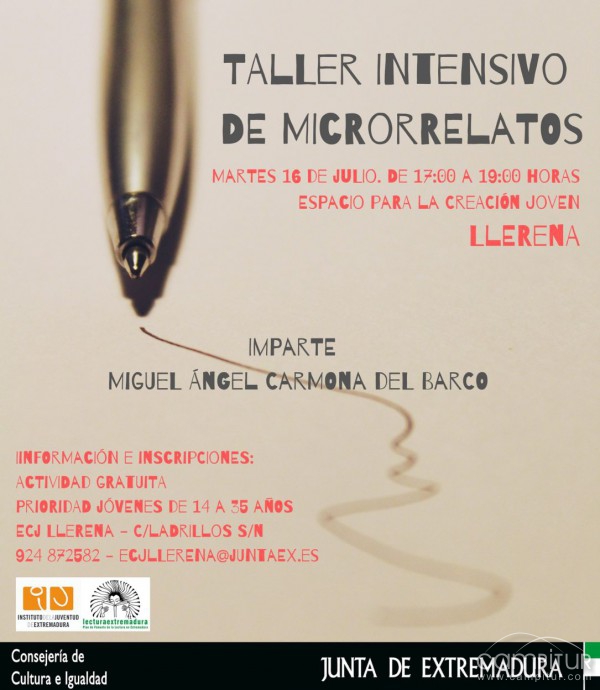 Taller intensivo de microrelatos en Llerena 