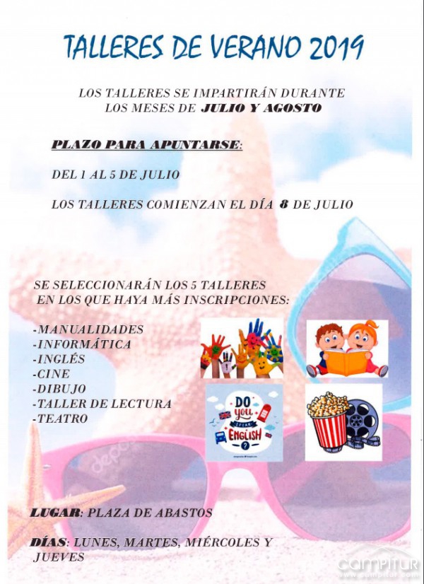 Talleres de Verano en Puebla del Maestre 