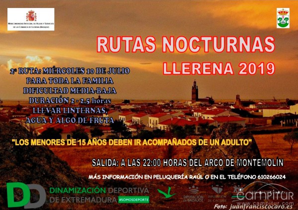 Rutas Nocturnas Llerena 2019