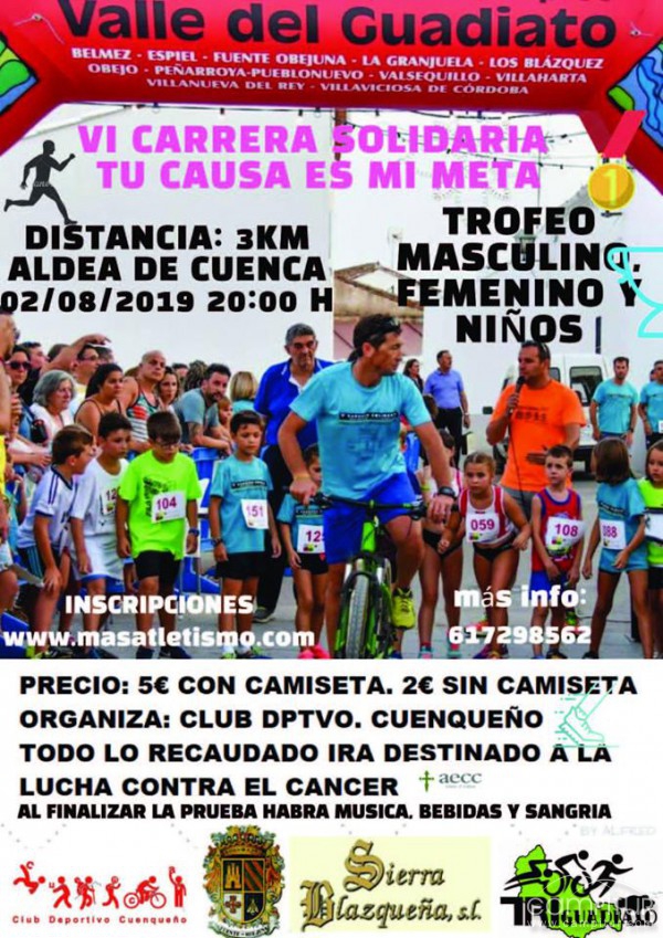 VI Carrera Solidaria Tu Causa en mi Meta en Cuenca 