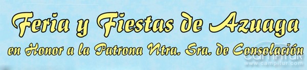 Programación Feria y Fiestas de Azuaga 2019 