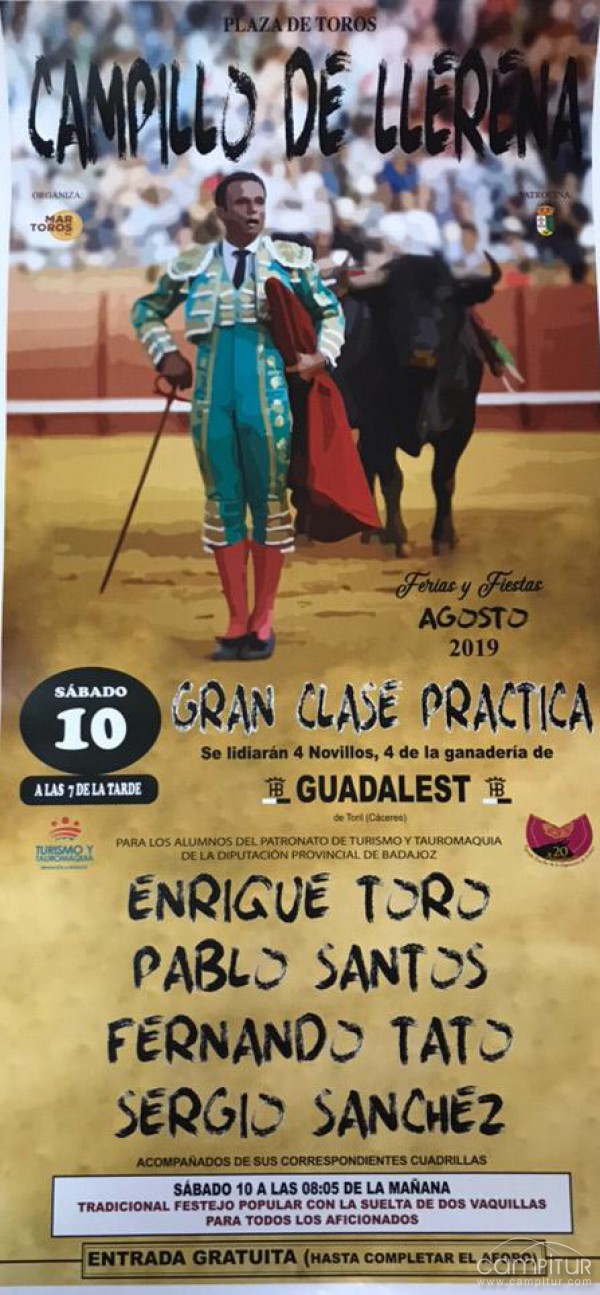 Acontecimiento taurino en Campillo de Llerena 