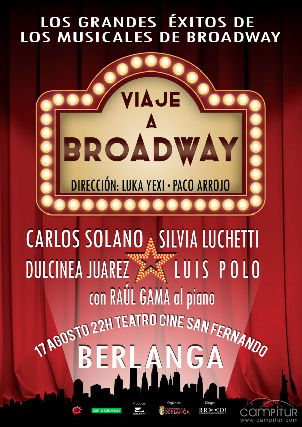 Musical “Viaje a Broadwy” en Berlanga 