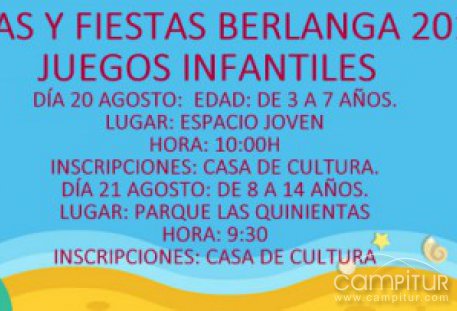 Actividades Infantiles en Berlanga 