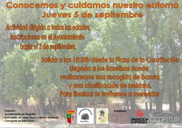 “Conocemos y Cuidamos nuestro entorno” en Maguilla 