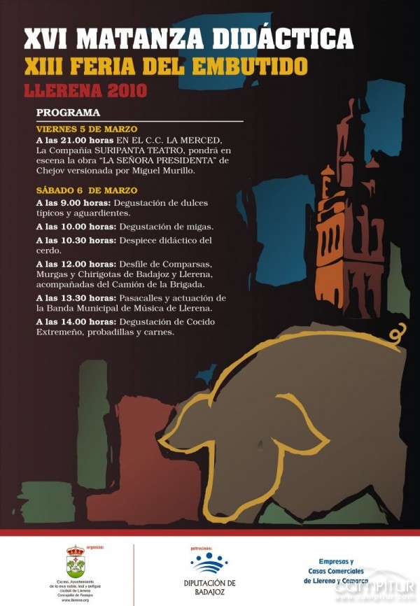 XIII Feria del Embutido y XVI Matanza Didáctica en Llerena 