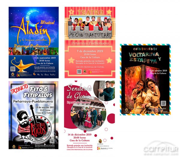 El Circuito Provincial de Cultura arranca este mes en Peñarroya-Pueblonuevo 