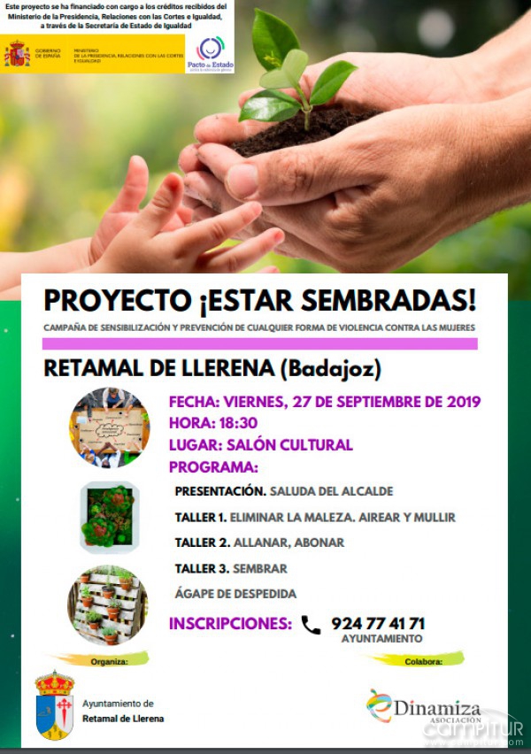 Proyecto ¡Estar sembradas! En Retamal de Llerena 