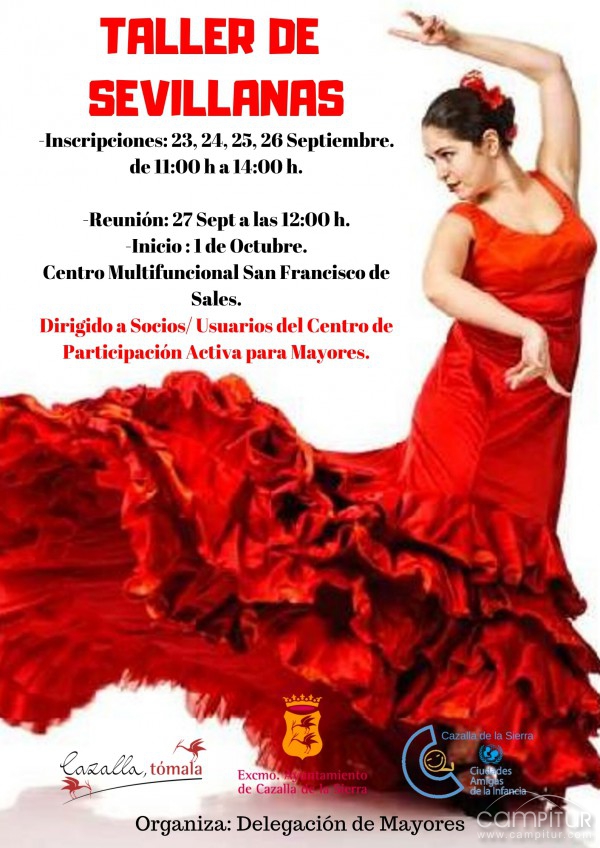 Talleres en Cazalla de la Sierra 