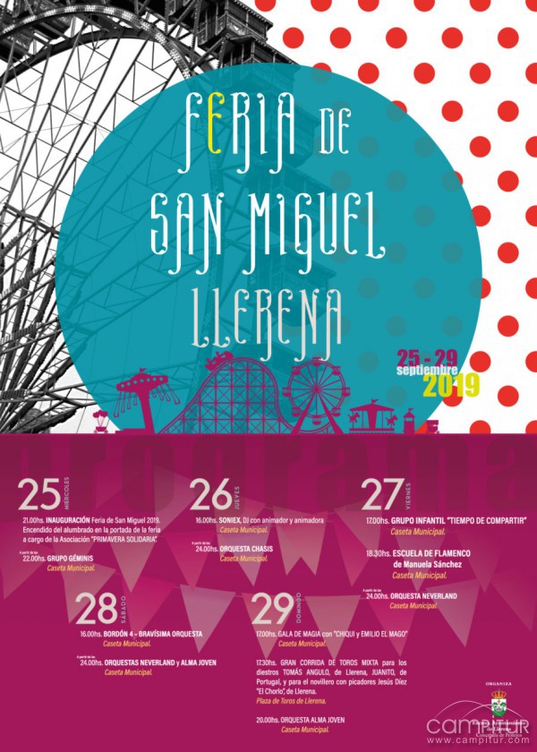Feria de San Miguel 2019 en Llerena  
