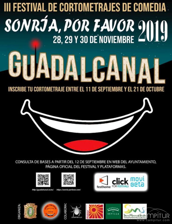 III Edición Festival de Cortos “Sonría, por favor” en Guadalcanal 