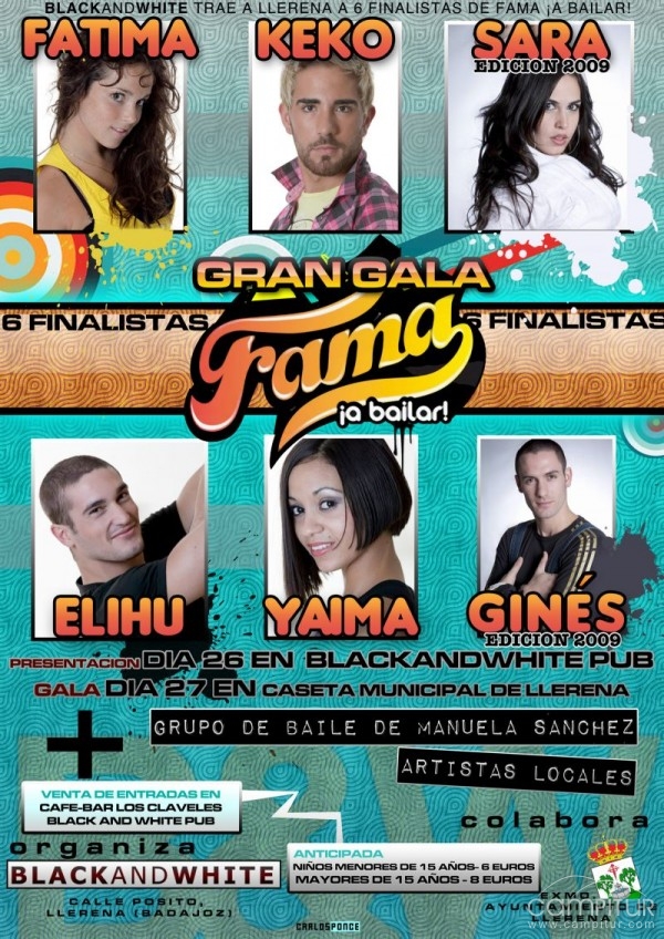 Llerena celebra una gala de baile que contará con finalistas del programa Fama 
