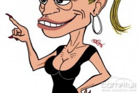 Belén Esteban imagen de la exposición del Festival Cáceres Pop Art 