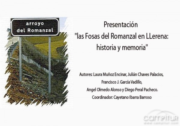 Presentación de “Las Fosas del Romanzal en Llerena: historia y memoria”